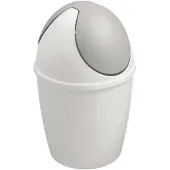 Sunware Tiglio Tischmülleimer mit Deckel 1,5 Liter - 15x22cm - kleiner Tischabfa