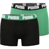 Puma Herren Boxershorts 2er Pack Amazon Green - XL