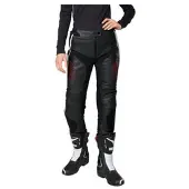 Rekurv C-20.03 Damen Lederkombihose Büffelleder schwarz, 36