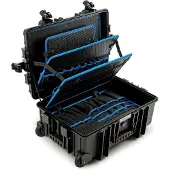B&W Cases JUMBO 6700, Schwarz, Polypropylen (PP), 54 Taschen, Staubresistent, Schockresistent, Spritzwassergeschützt, 609 mm, 428 mm