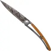 Deejo Tattoo 37 g, Olivenholz, Van Life, 1CB000070 Taschenmesser