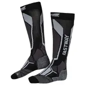 FASTWAY Uni 201 Lang Socken Unisex schwarz, 35-38