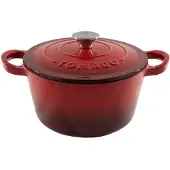 Tomado Kasserolle rot - Gusseisen - emailliert - ø 24 cm / 4,5 Liter