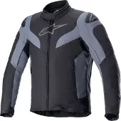 Alpinestars RX-3 Wasserdichte Motorrad Textiljacke, schwarz/schwarz, M