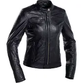 Richa Scarlett Damen Motorrad Lederjacke, schwarz, 46