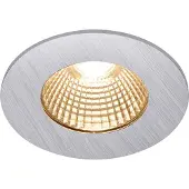 SLV 1002100 PATTA-I LED Outdoor Deckeneinbauleuchte rund DL IP65 silber 1800-3000K