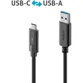 PureLink IS2601-015, 1,5 m, USB A, USB C, USB 3.2 Gen 1 (3.1 Gen 1), 5 Gbit/s, Schwarz