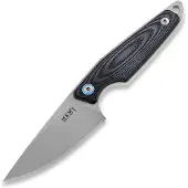 MKM Knives MKM Makro 1 Droppoint, Stonewashed Black G10 feststehendes Messer, Jesper Voxnaes Design