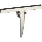 Wenko Bosa Badezimmerwischer / Abzieher, Streifenfreier Glanz für Spiegel, Duschkabine und Wandfliesen, Breite: 24 cm, Edelstahl matt