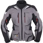 Modeka Panamericana Damen Motorrad Textiljacke, grau/schwarz, 34