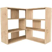 Houseland Modernes Eckregal Molly No.3 Eiche natur