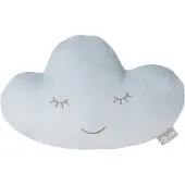 Roba Babykissen "Lil Cuties, Wolke", Kinder, Gr. 1 Stk., weiß (sky, hellblau, bestickt), Polyester, bestickt, Dekokissen_Sitzkissen_Kissenhüllen Babykissen