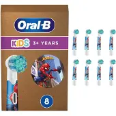 Oral-B Kids Spiderman 8er (weiß, Frustfreie Verpackung)