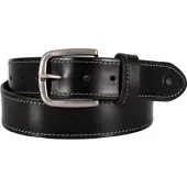 Detlev Louis DL-AC-1 Ledergürtel Unisex Rindsleder schwarz, 90CM