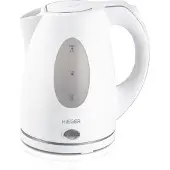 Haeger EK-15W.026A, 1,5 l, 2200 W, Weiß, Wasserstandsanzeige, Überhitzungsschutz, Drahtlos