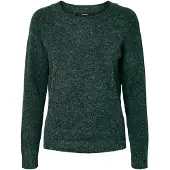 Vero Moda "VMDOFFY LS O-NECK BLOUSE GA NOOS" Materialmix, regular fit