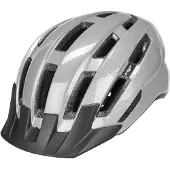 Met DOWNTOWN Fahrradhelm, glänzend grau, Größe S/M