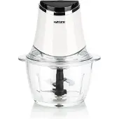 Haeger CH-30W.007A, 1,2 l, Schwarz, Transparent, Weiß, Glas, Edelstahl, Tasten, 300 W