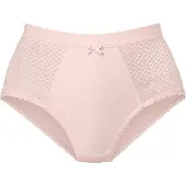 LASCANA Taillenslip , Damen, Gr. 32/34, beige (puder), Jersey, Obermaterial: 79% Baumwolle, 15% Polyamid, 6% Elasthan, figurbetont, Unterhosen Taillenslip, aus Bio-Baumwolle