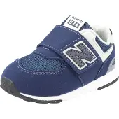 New Balance Unisex für Kinder. NW574V1 Sneakers 574 New marineblau (25), Wohnung, Klettverschluss, Lässig, Kinderbekleidung