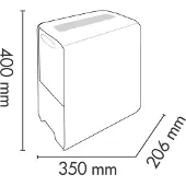 Argoclima Dry Pury Evo WF 17 - Luftentfeuchter mit Luftreinigungsfunktion - 17 Liter/24h