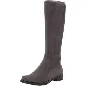 Caprice Damen under the knee Stiefel Grau Textil Größe: 41/2