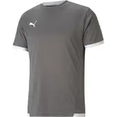 Puma Unisex Kinder Teamliga Jersey Jr Shirt, Smoked Pearl-White, 116 EU