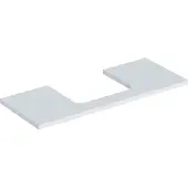 Geberit Waschtisch-Platte One 120x3x47cm, w/lack. ma, Ausschn mittig