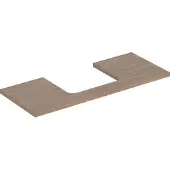 Geberit Waschtisch-Platte One 120x3x47cm, Eiche/Mela Holz, AS mit.