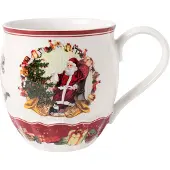 Villeroy Boch Becher "Jumbobecher "Santa" Toy's Fantasy 380 ml bunt", bunt, 1 tlg., Porzellan, Trinkgefäße, Becher