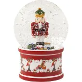 Villeroy & Boch Weihnachtsfigur "Schneekugel Nussknacker Christmas Toys ø 13 cm bunt", bunt, Dekofiguren, Weihnachtsfigur