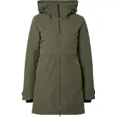 Didriksons Helle Women's Parka 5, Größe:34, Farbe:deep green