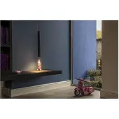 SLV 158410 HELIA 40 Pendelleuchte LED 3000K rund schwarz flache Rosette 9W
