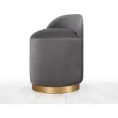 Hannah Home , Dover- FLF1107, Dunkelgrau, Klassische Sitzsäcke, 100% Samt