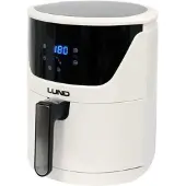 LUND Tiefkühler ohne Öl, 5,7 Liter, 1800 Watt, mit LED-Anzeige, weiß