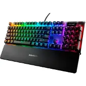 SteelSeries Apex 7, Kabelgebunden, USB, Mechanischer Switch, AZERTY, RGB-LED, Schwarz