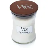 Woodwick Island Coconut Duftkerze mit Holzdocht 85 g