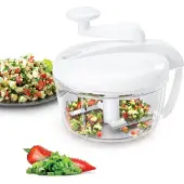 Metaltex Kitchen Helpers Topedo Slacentrifuge Wit/Transparant