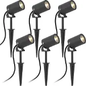 Ks Verlichting 6x Stark Gartenspot Anthrazit