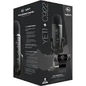 Logitech Pro Streamer Pack mit Blue Yeti USB-Mikrofon C922 Pro HD Webcam