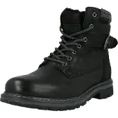 Dockers Winterboots Herren Leder Schwarz Größe: 40