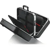 Knipex BIG Twin, Werkzeugkasten, Aluminium, Schwarz, 38 l, 25 kg, Zahlenschloss