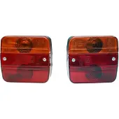 Berger & Schroeter Glühlampe Beleuchtungssatz 7-polig hinten, links, rechts 12 V inkl. Magnethalter