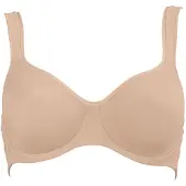 Anita Bügel-BH "Bügel BH Twin Firm", Damen, Gr. 85, Cup F, beige (deep sand), Stoff, Obermaterial: 90% Polyamid PA. 10% Elasthan EL., BHs Bügel-BH