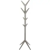 Fonq Kleiderständer GROUP "Ascot", grau, B:42cm H:178cm T:42cm, MDF, Garderobenständer, Kleiderständer, Garderobenständer aus lackiertem MDF, mit 8 Haken