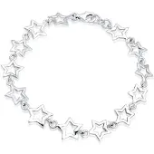 Elli Armband Sterne 925 Sterling Silber Elli Silber