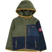 TROLLKIDS - Kid's Aurlandsfjord Jacket - Fleecejacke Gr 104 blau/oliv