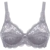 Susa Bügel-BH "BH mit Bügel Latina", Damen, Gr. 75, Cup C, lila (frosty lavender), Spitze, Obermaterial: 77% Polyamid PA. 15% Baumwolle CO. 8% Elasthan EL., BHs Bügel-BH
