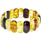 Ostsee-Schmuck Armband - Tira - Bernstein - , Mehrfarbig