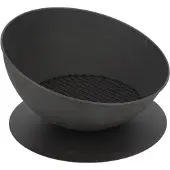 Esschert Design FF513, Freistehende Feuerstelle, offen, Brennholz, Schwarz, Draußen, Rund